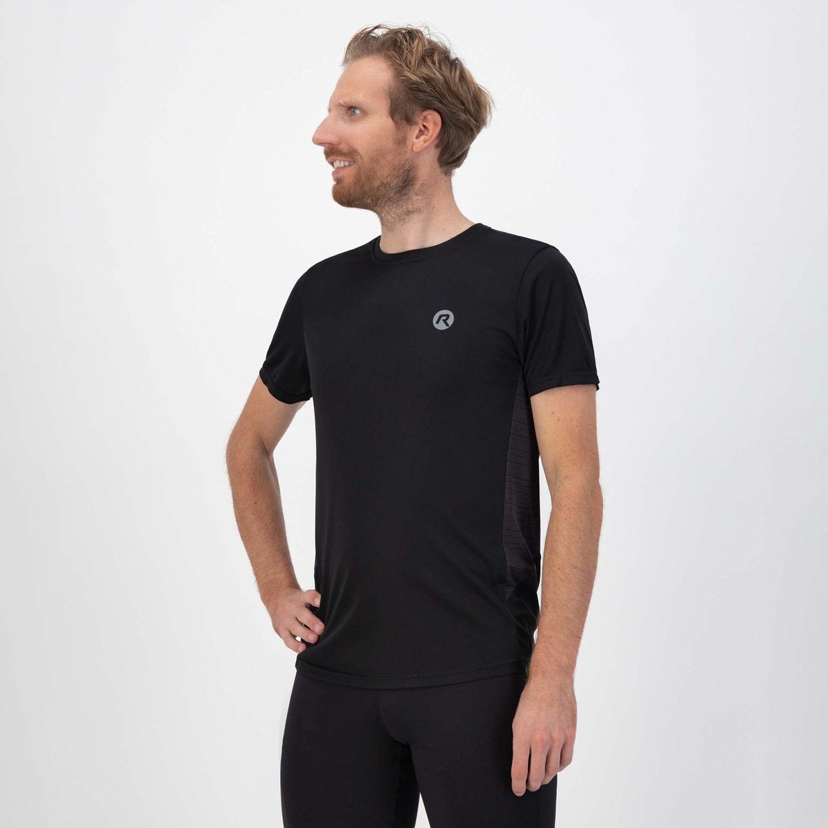 Rogelli core hardloopshirt heren - korte mouwen - zwart - l