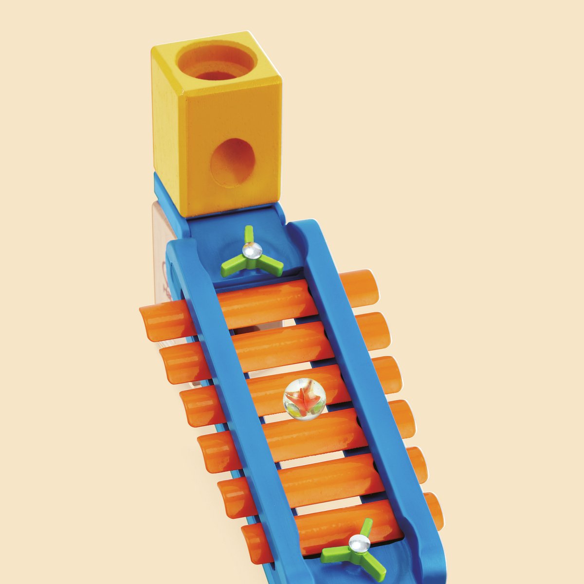 Hape quadrilla knikkerbaan replenet xylophone