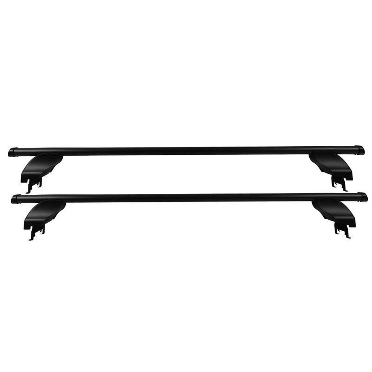 Twinny load dakdragerset s29 – stalen dakdragers – voor auto's met regengoot - afsluitbaar – tüv-gs goedgekeurd - maximaal draagvermogen 50 kg