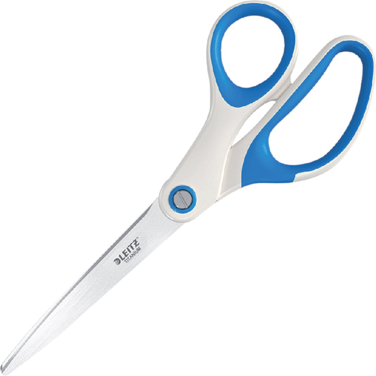 Leitz wow titanium rustfri stål saks - blå