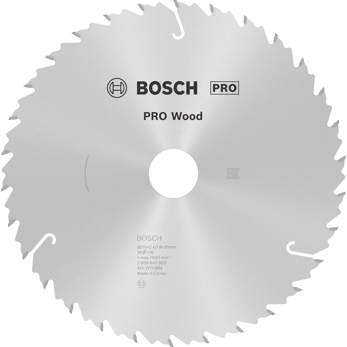 Bosch cirkzb speed 210x30x2,6 30t fz wz