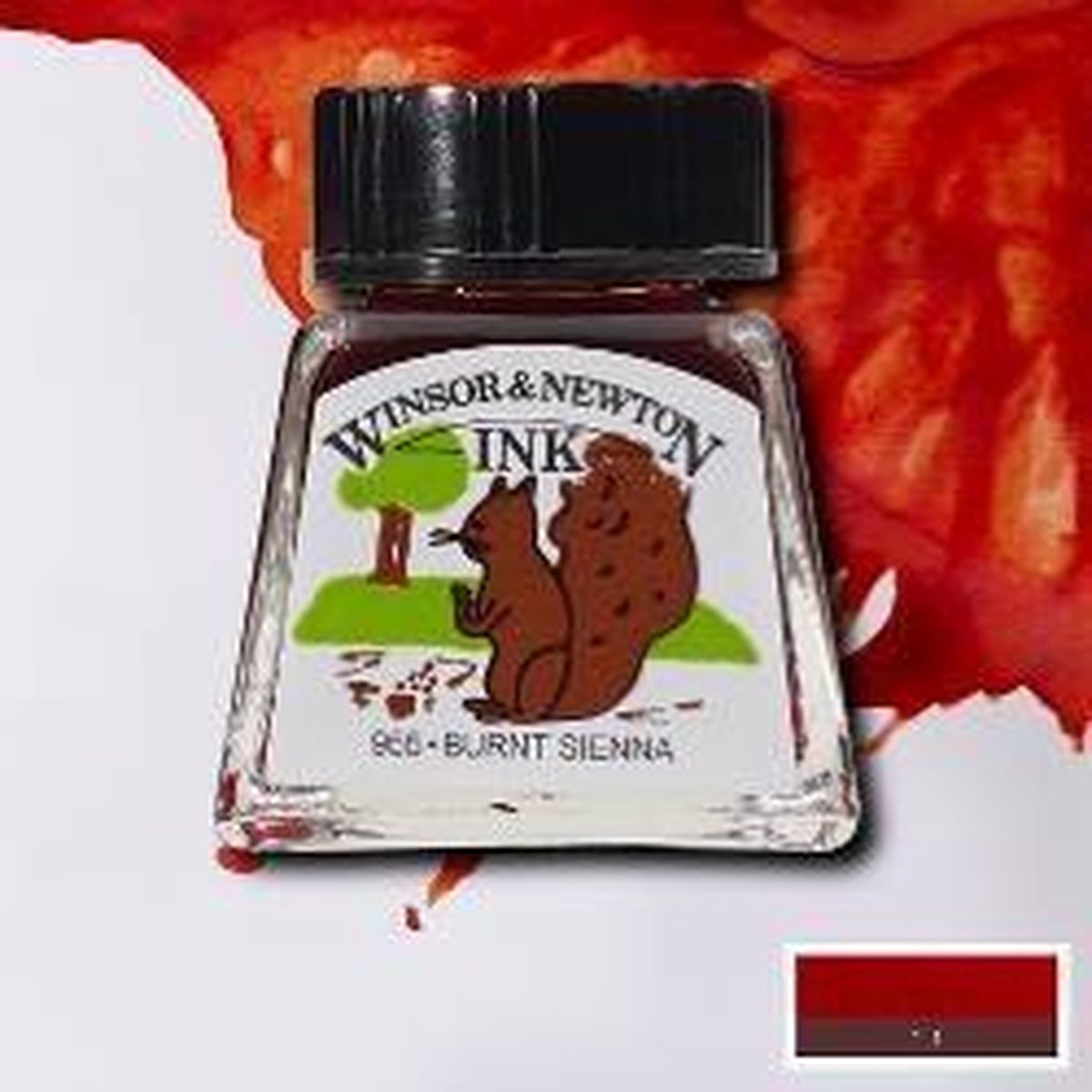 Winsor newton blæk 14ml brændt sienna