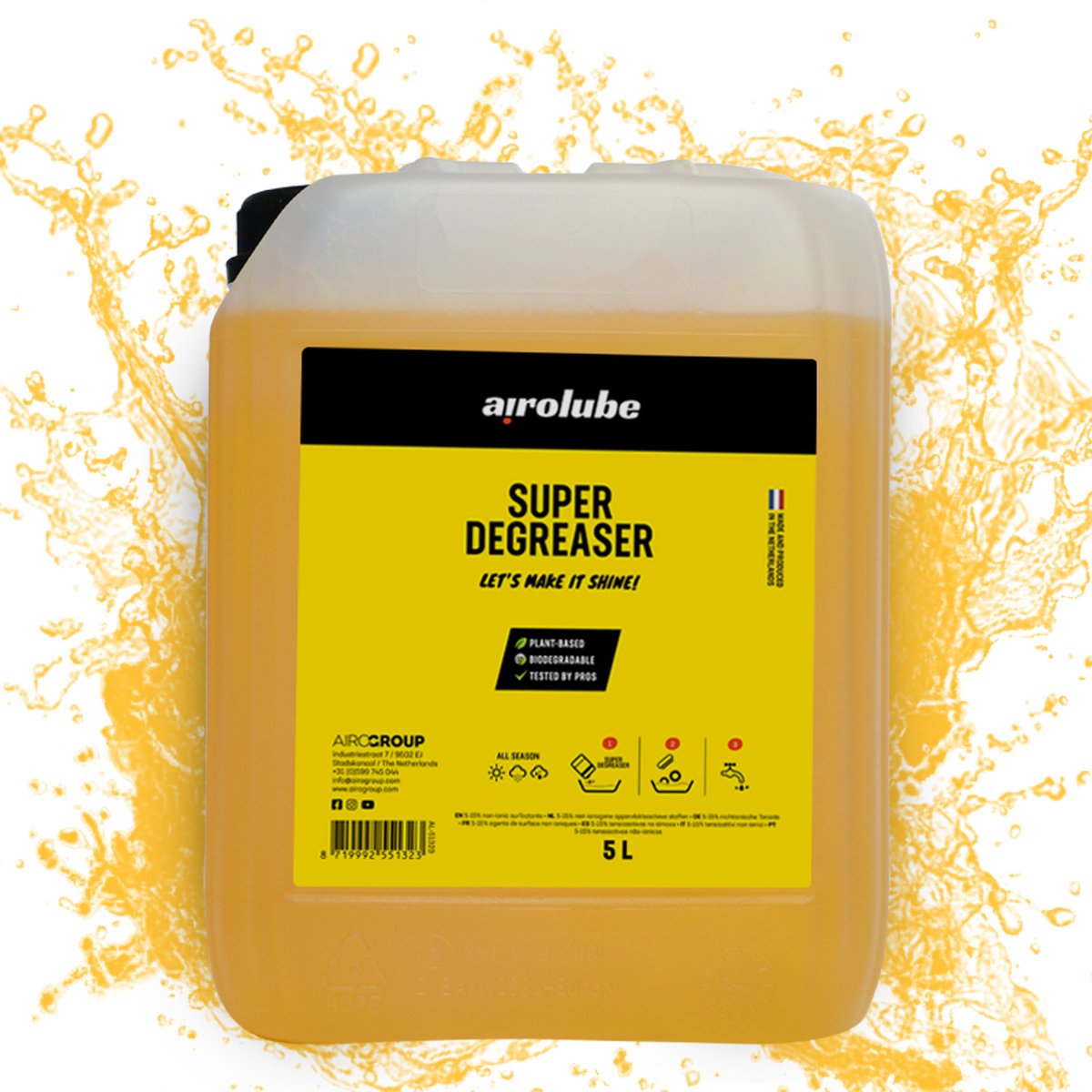 Affalds superafgivelse 5 liter gul