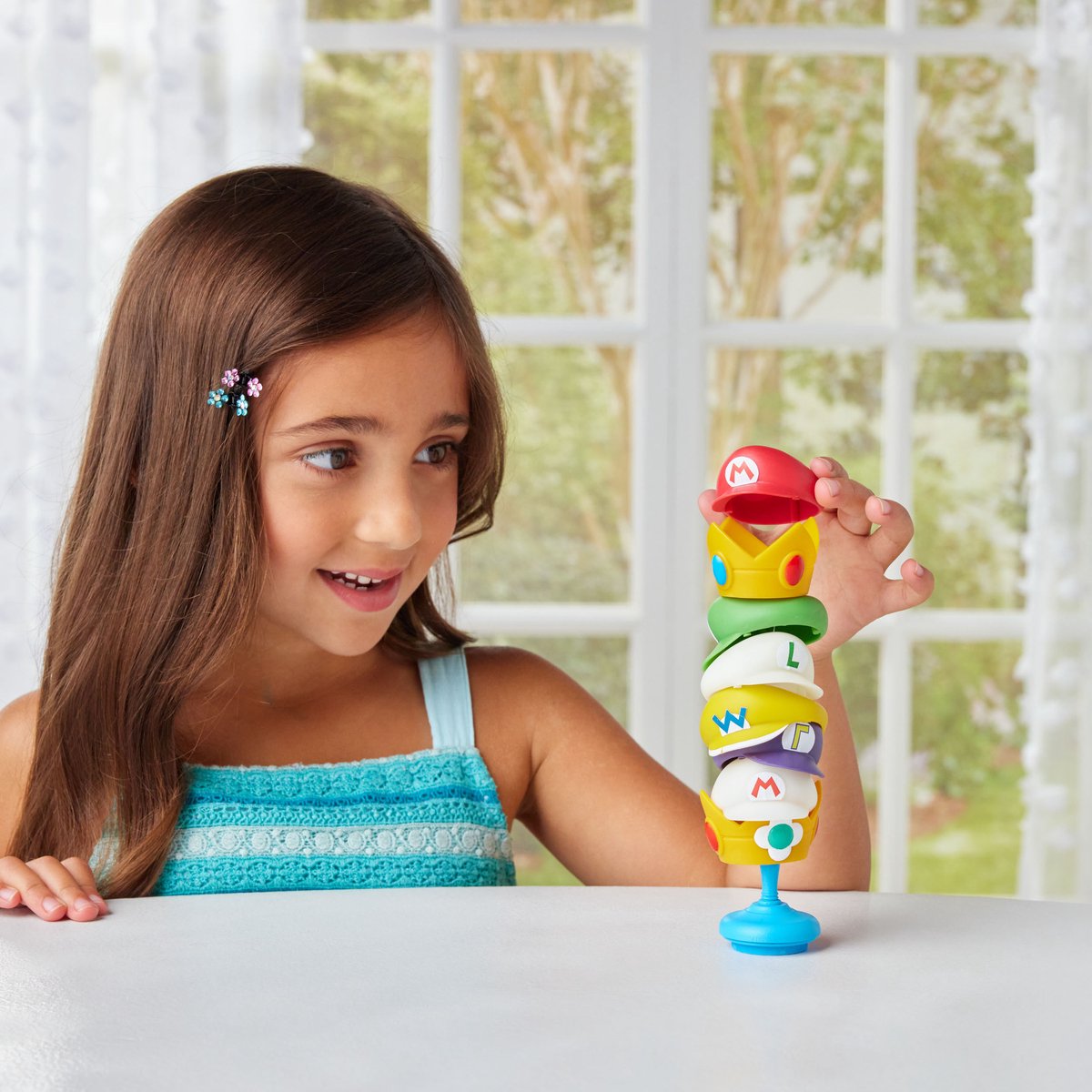 Epoch the super mario cap stacker balance spil