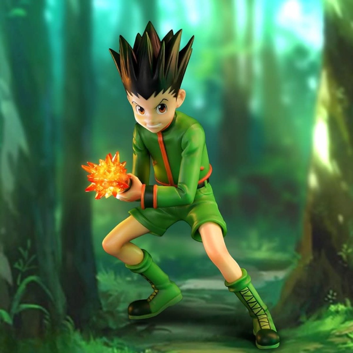 Abystyle hunter x hunter pvc figur - gon - 15 cm