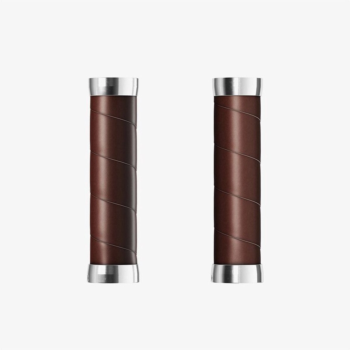 Brook's håndtag Slender Leather Grips 100 130mm en brun