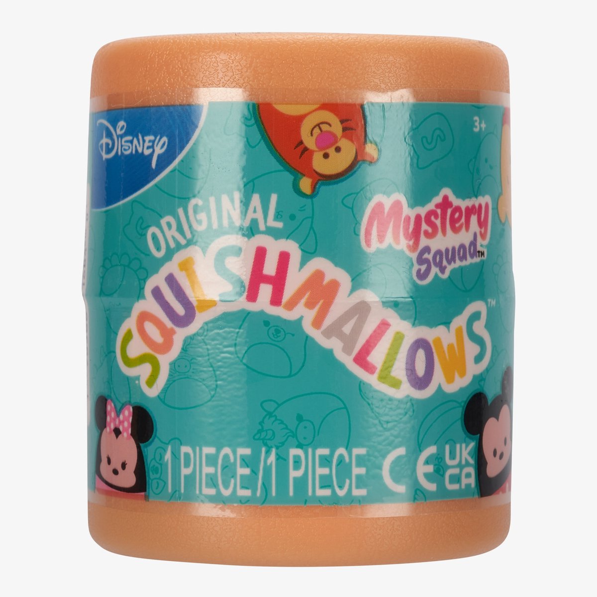Scapino squishmallows krammeplys - overraskelse disney karakter - 6,5 cm