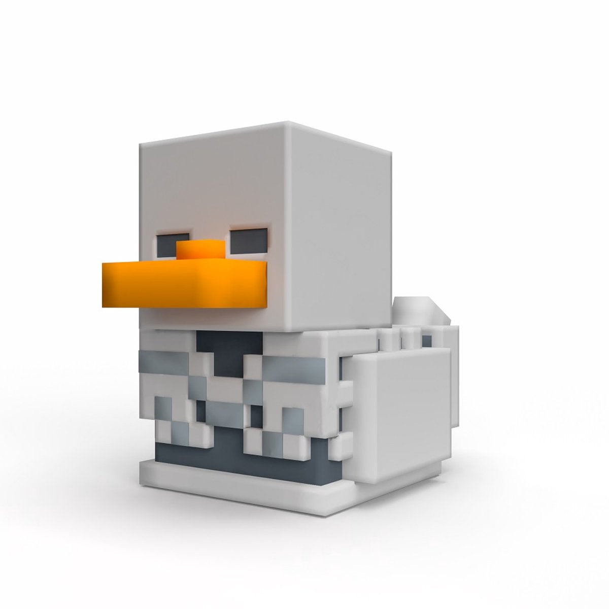 Tubbz numskull - mini gummiand - minecraft - skelet (badeen udgave) - 5 cm