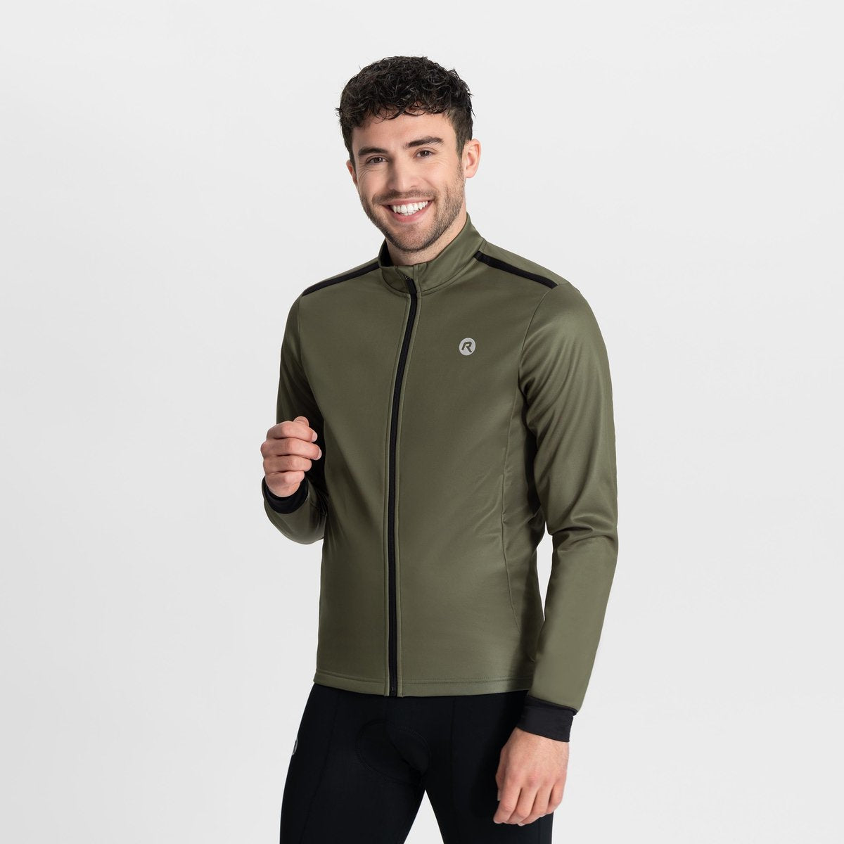 Rogelli core fietsjack winter heren - groen - 3xl
