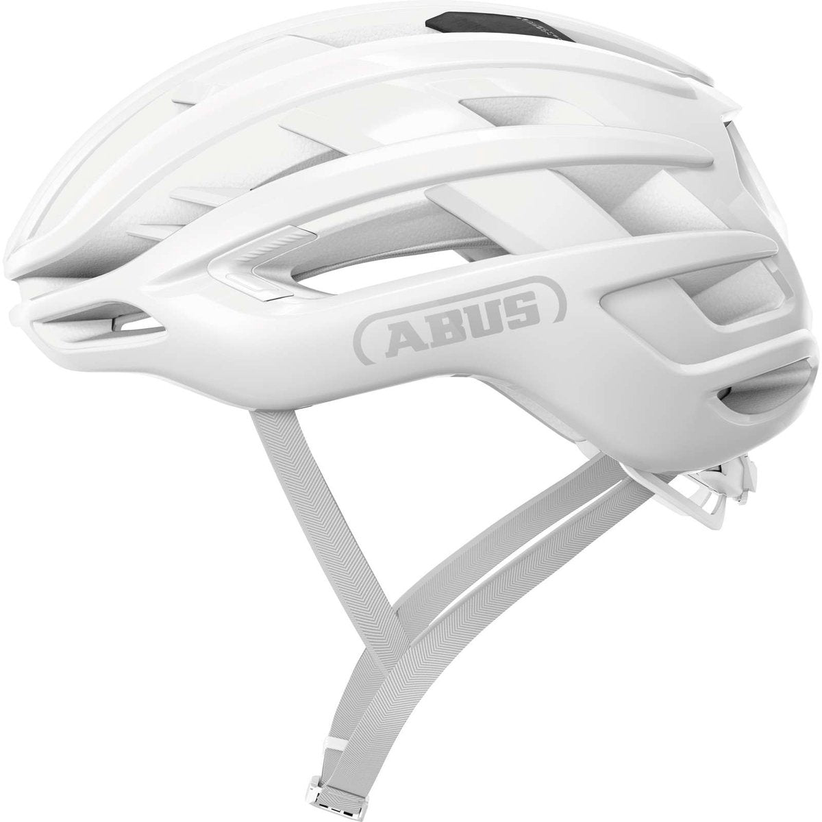 Abus cykelhjelm airbreaker pure white s - 51-55 cm - hvid - velegnet til brug på racercykler - gruscykler - 200 g