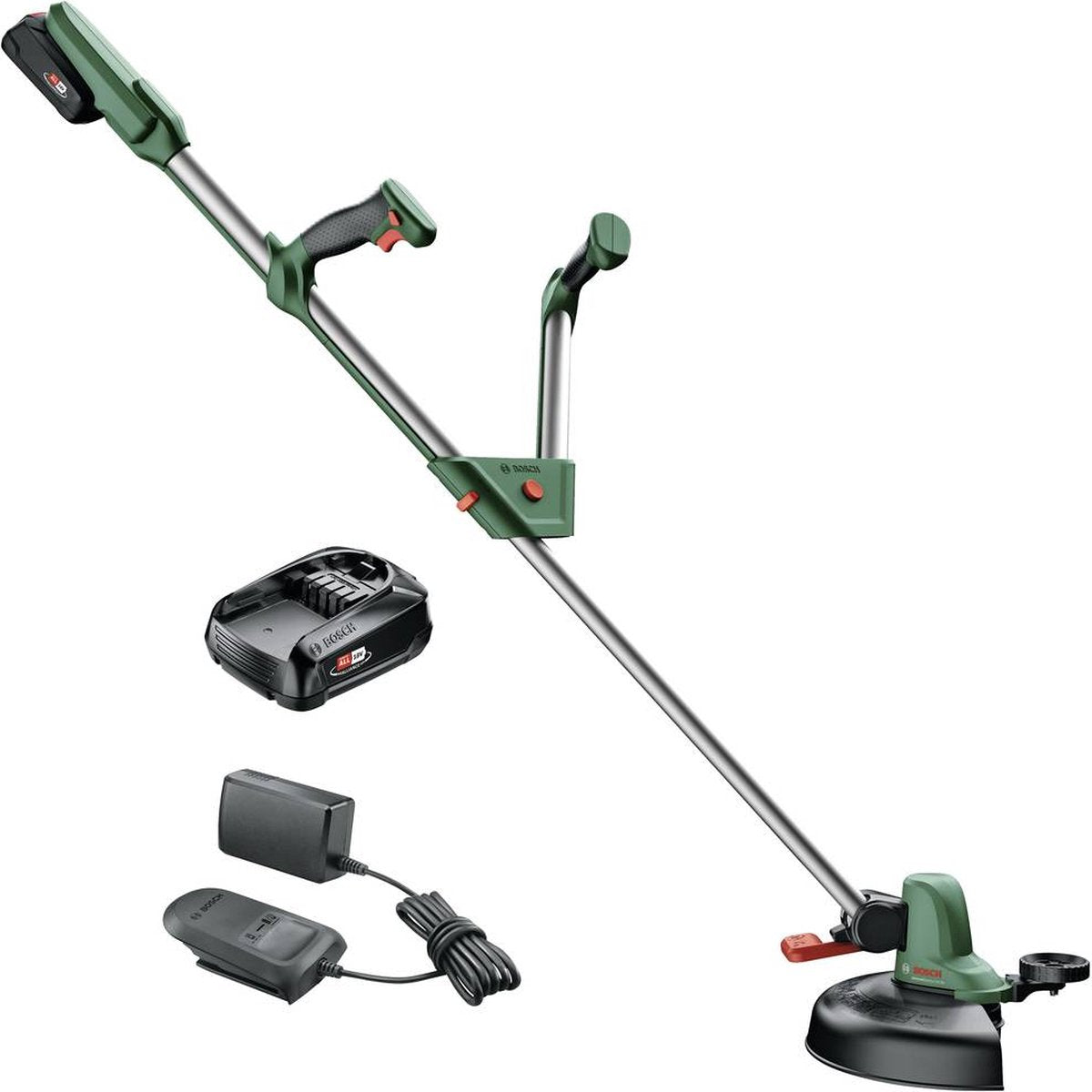 Bosch universalgrasscut 18v-260 græstrimmer - med 2 x 18 v (2,0 ah) batteri og oplader