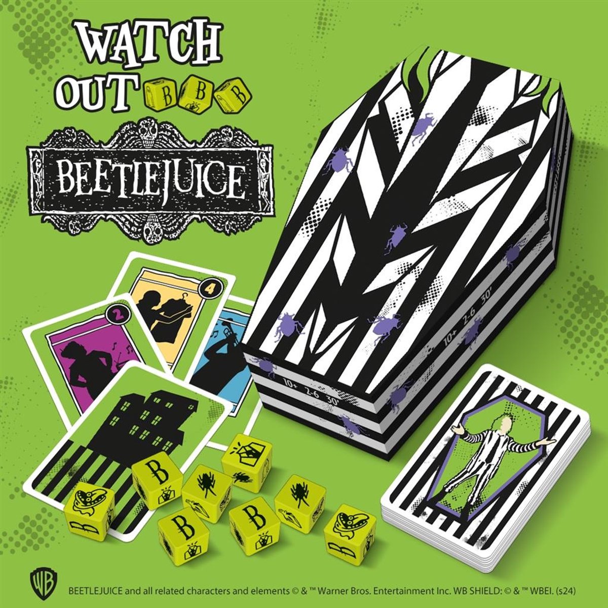 Mixlore beetlejuice: pas på! - terningespil |
