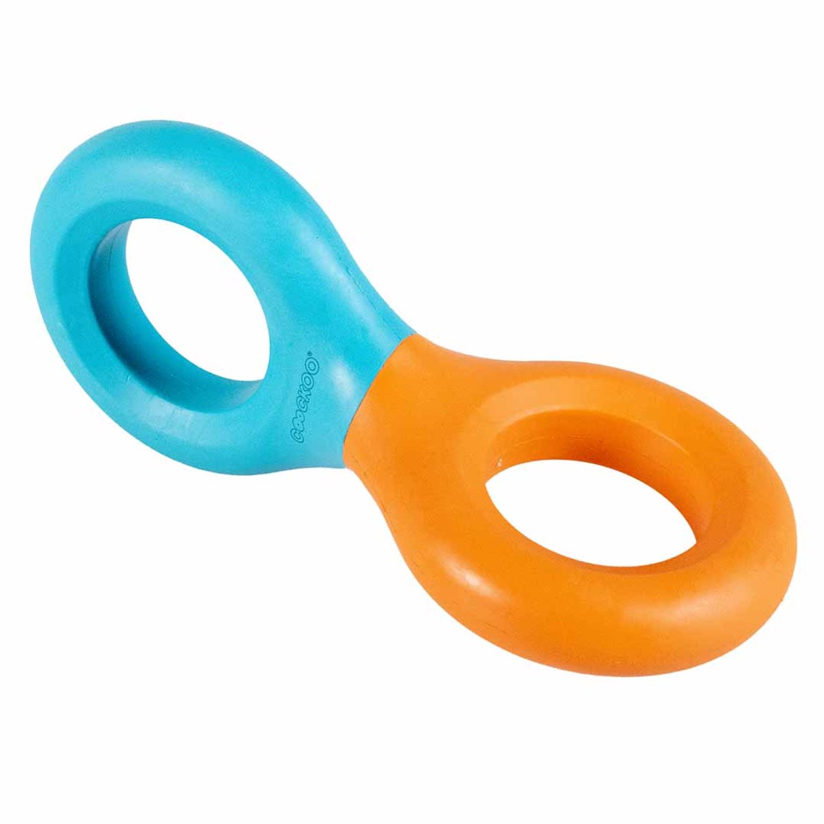 Coockoo hundelegetøj doodle blå orange