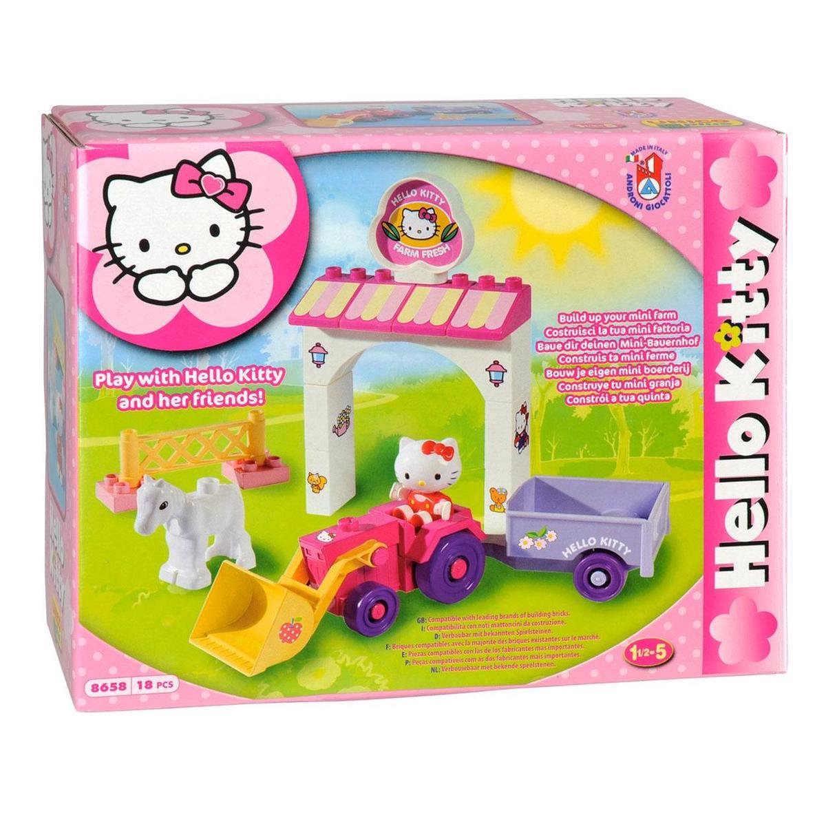 Androni unico plus hello kitty traktor, 18 stk.