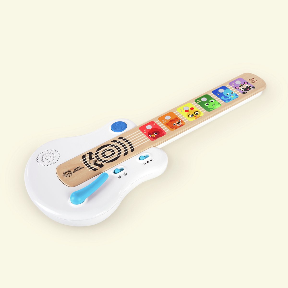 Hape baby einstein magic touch guitar musical - legetøjsinstrument - hvid