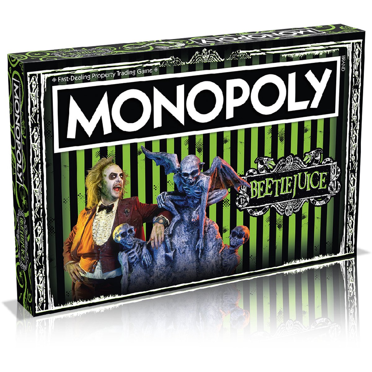 Vindertræk monopol - brætspil - beetlejuice - engelsk
