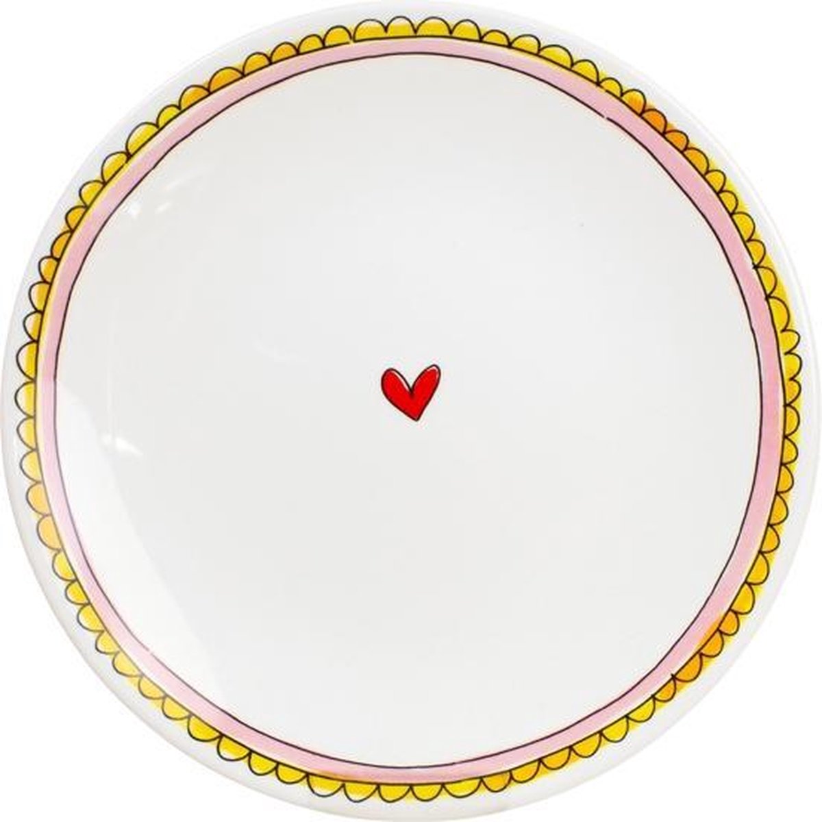 Blond amsterdam eb: plate 22 cm pink