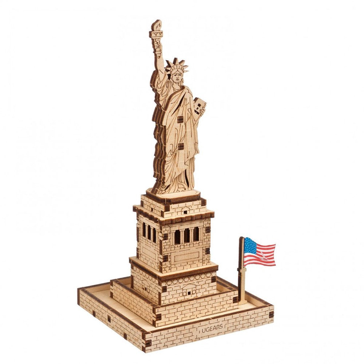 Ugears træ 3D-model - Frihedsgudinden