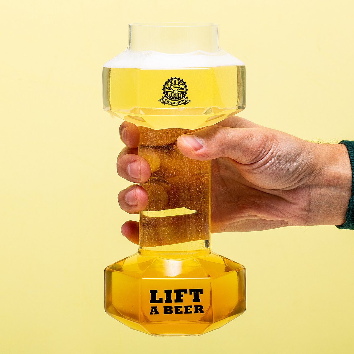 Winkee dumbbell ølglas fra