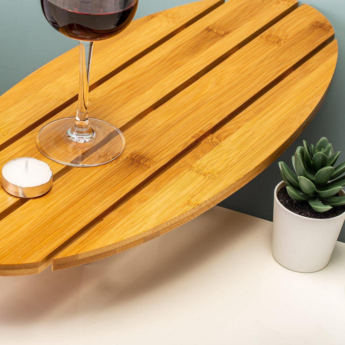 Kikkerland surfbræt badebræt - sidebord badekar - spa - mors dags gave