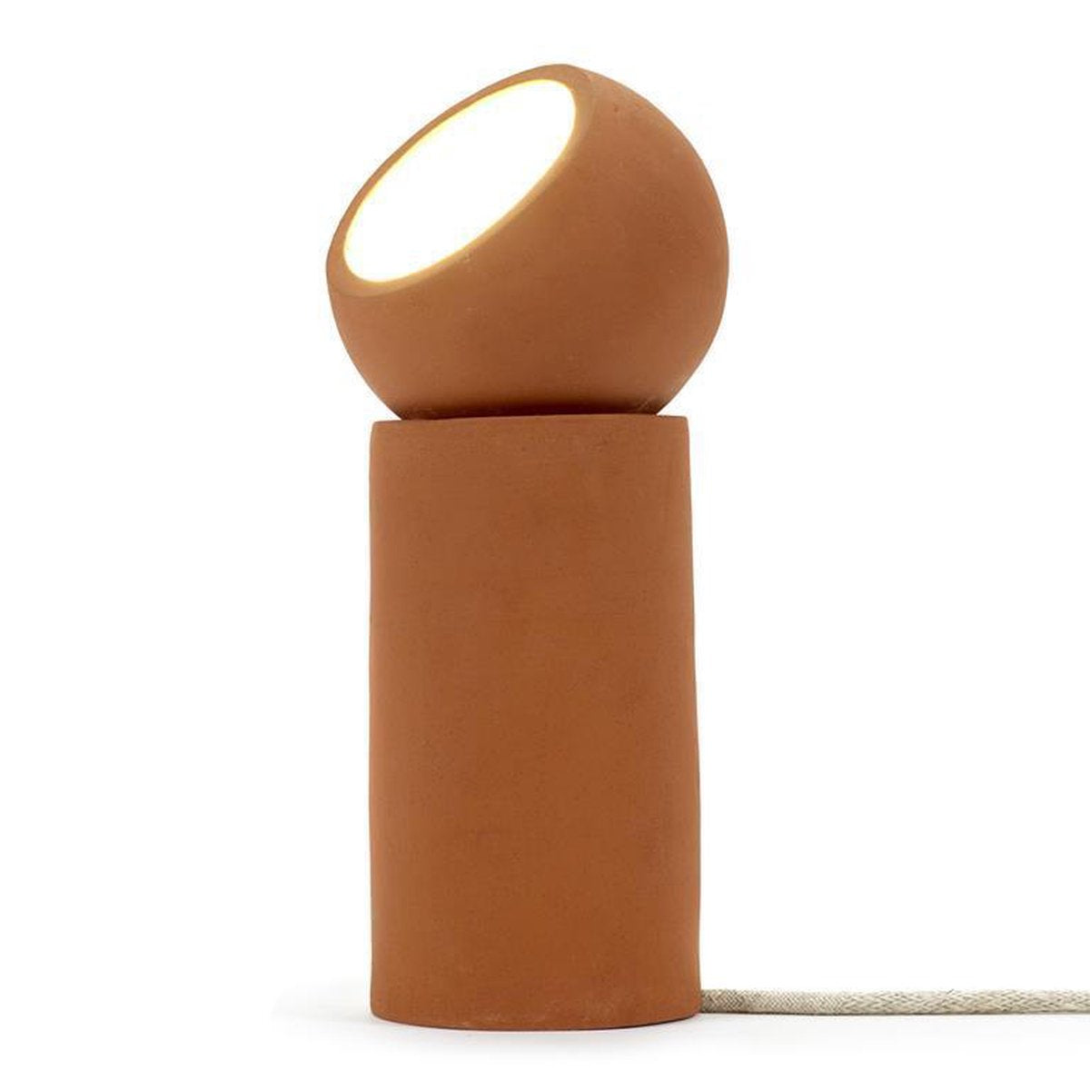 Serax - lauren van driessche terra light - bordlampe s - terracotta brun - 12 ø - h 29,00 cm - 2,50kg