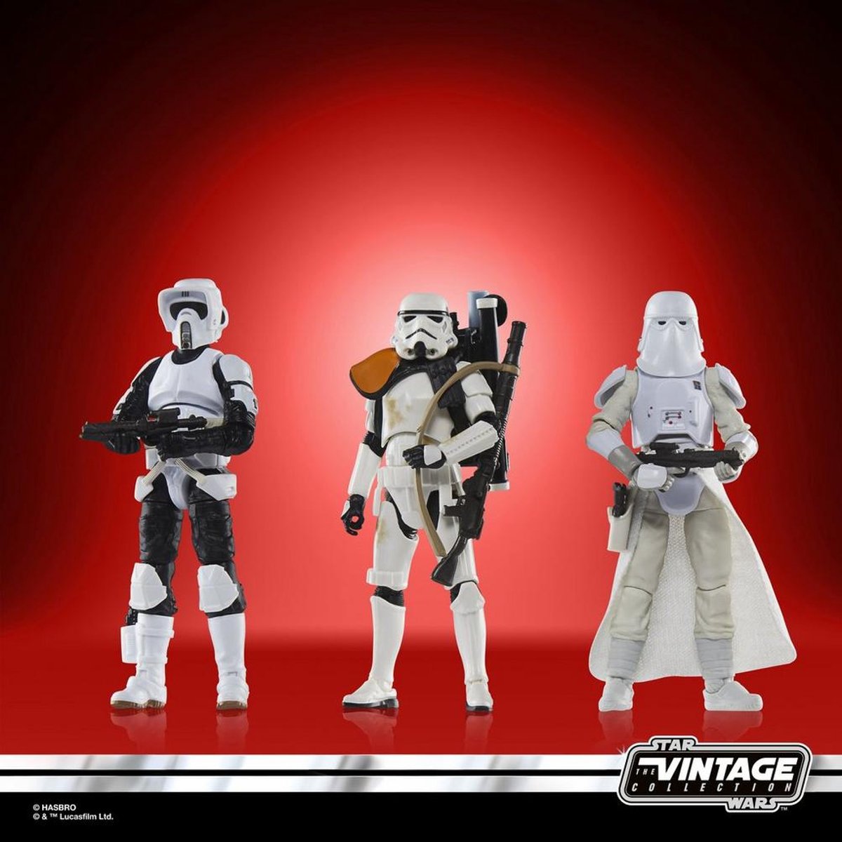 Hasbro star wars - stormtrooper of the empire - vintage-kollektionen specielle actionfigursæt - 10 cm