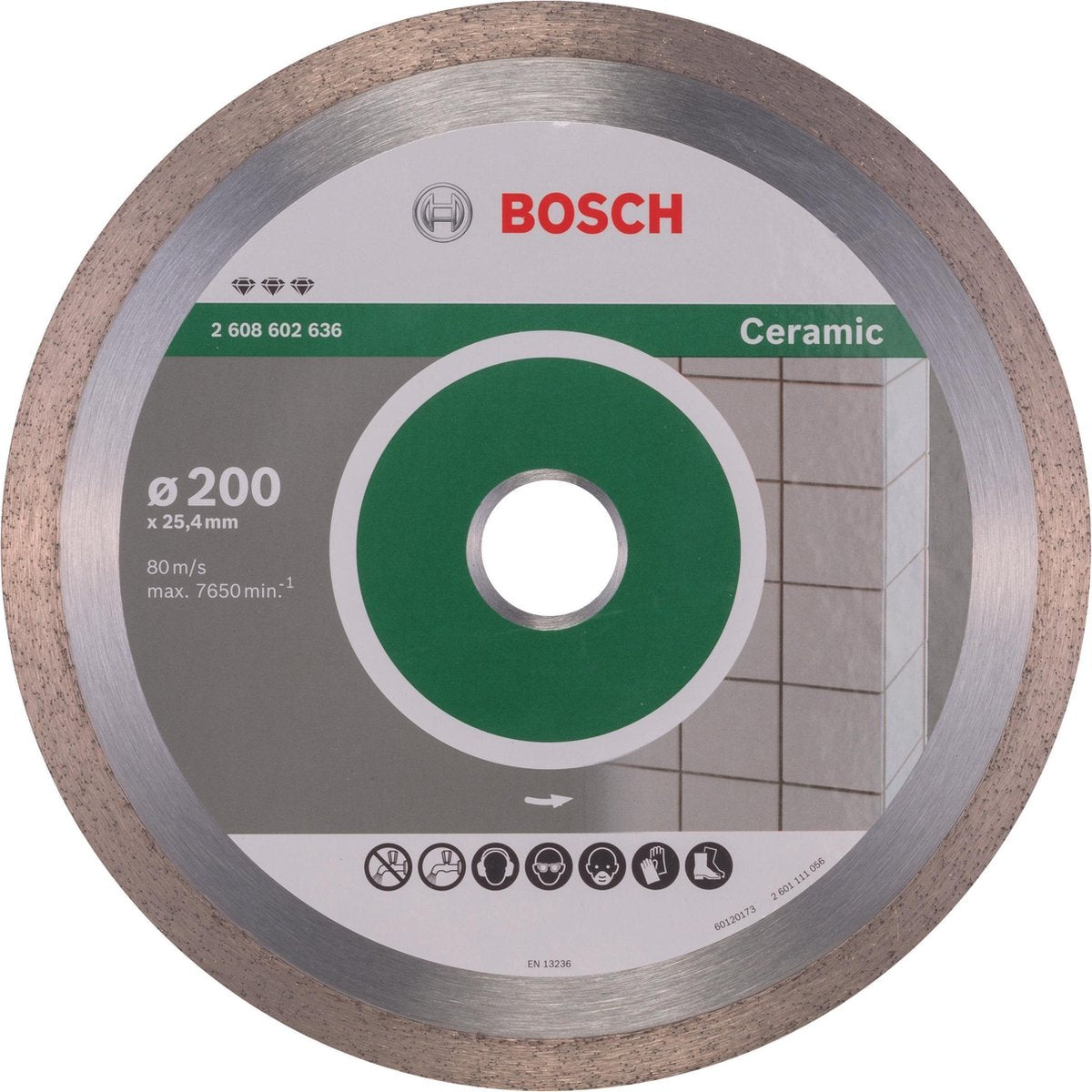 Bosch diamantskive bedste keramik 200 25,4