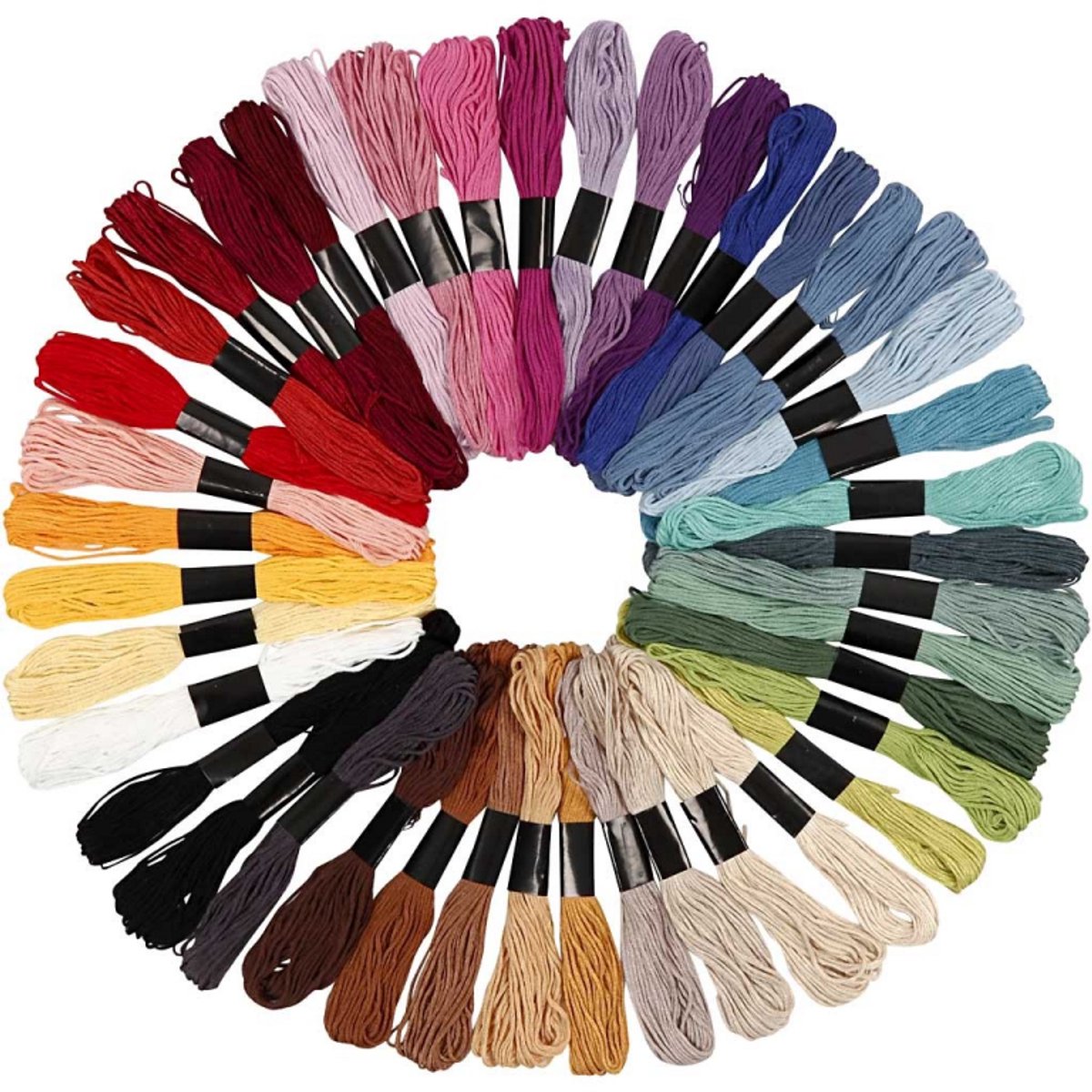 Creativ virksomhed https: www.cchobby.nl broderitråd-tykkelse-1-mm-forskellige-farver-42x8-m-1-kasse