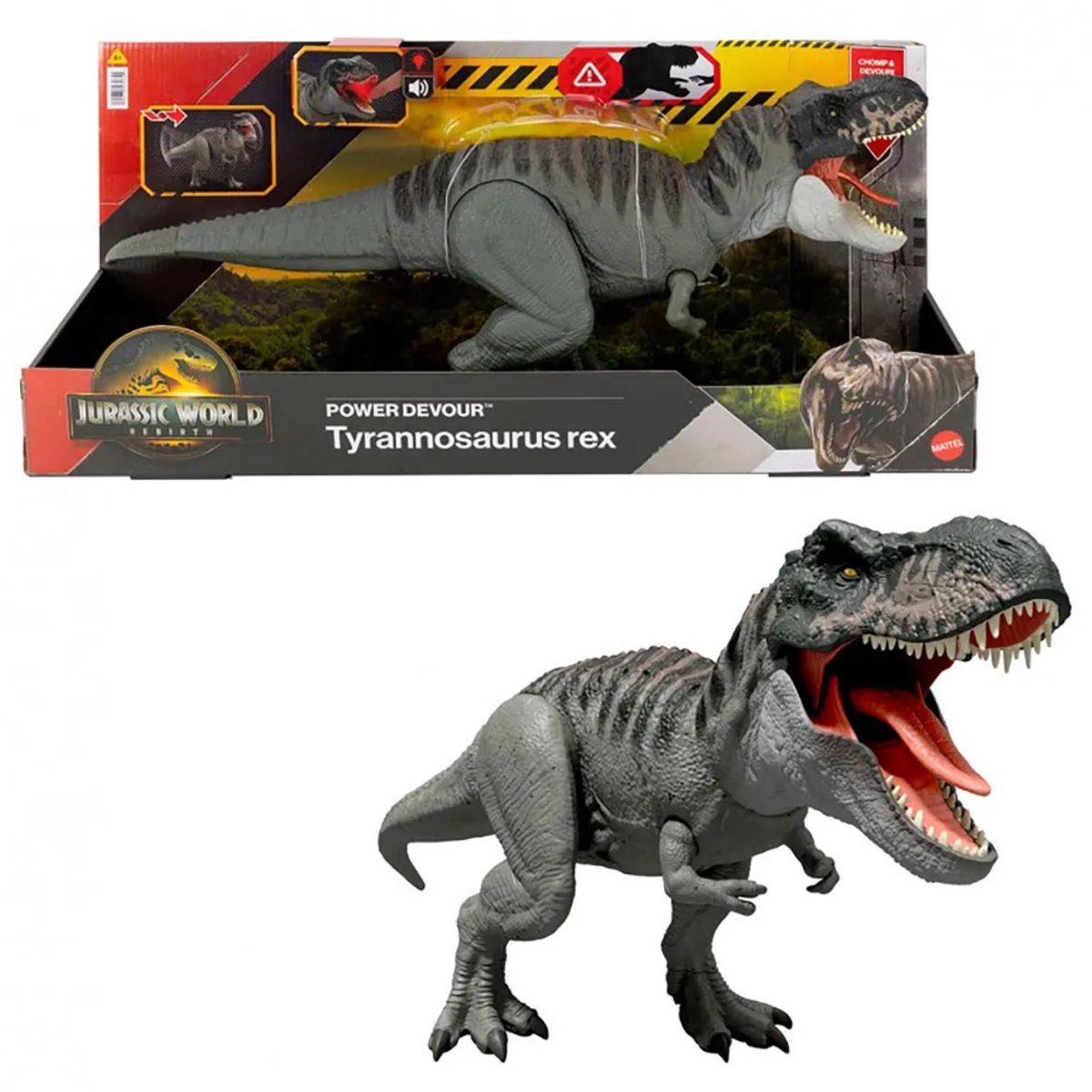 Mattel Jurassic World Genfødsel Tyrannosaurus Rex