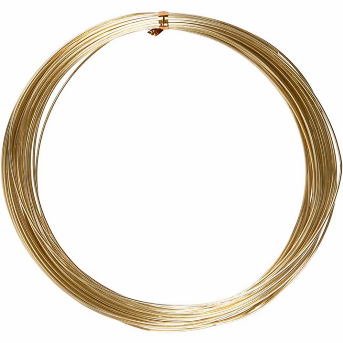 Creativ firma alu tråd 1 mm guld 16 m