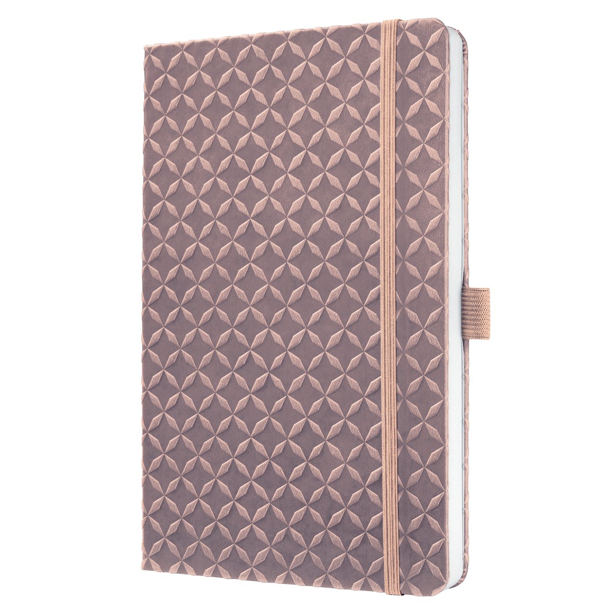 Sigel notesbog a5 - jolie flair - pearl rose - linet - hardcover - si-jn137
