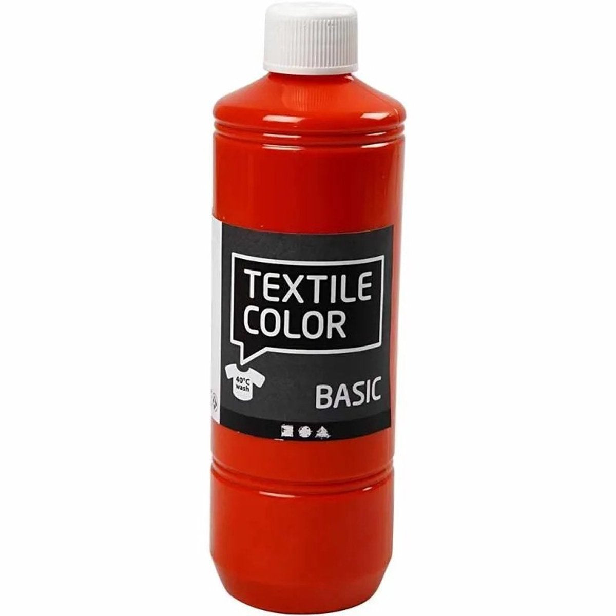 Creativ company cc tekstilmaling orange 500ml