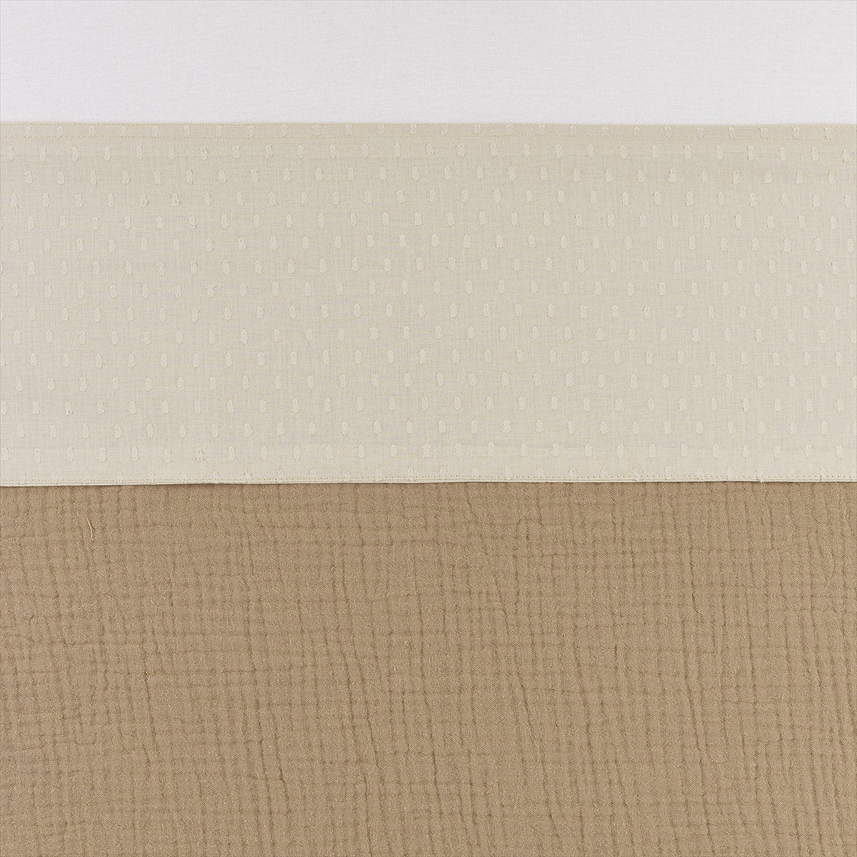 Meyco baby fane tremmeseng - blødt sand - 100x150cm - 0,3 tom