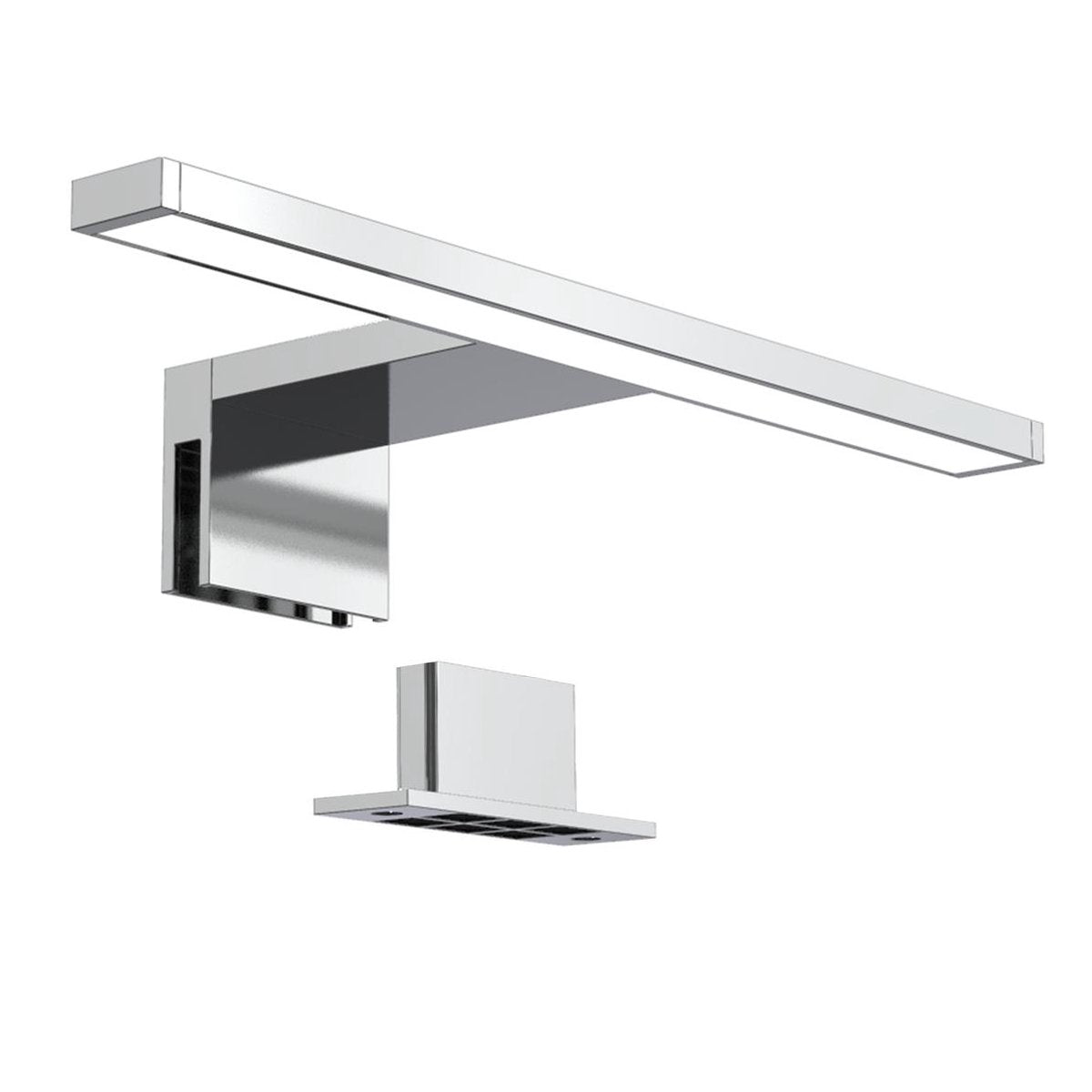 B.K. lys - LED spejllampe - badeværelsesspejlbelysning - neutral hvidt lys 4.000k - 5w - 550 lm - l: 30cm