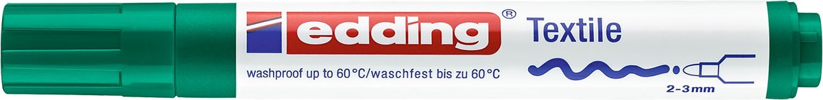 Tekstil edding tusch 4500 grøn