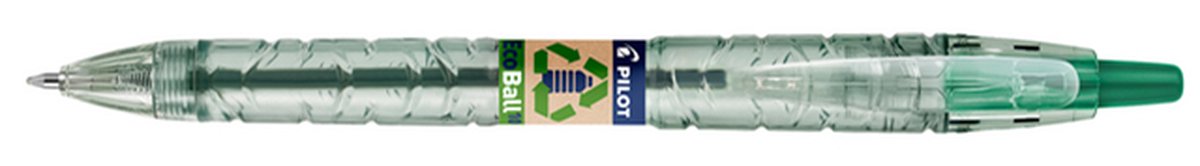 Pilot kuglepen begreen b2p ecoball medium green | 10 stk