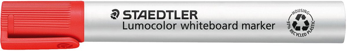 Staedtler - lumocolor - whiteboard tusch - rød - 1 stk