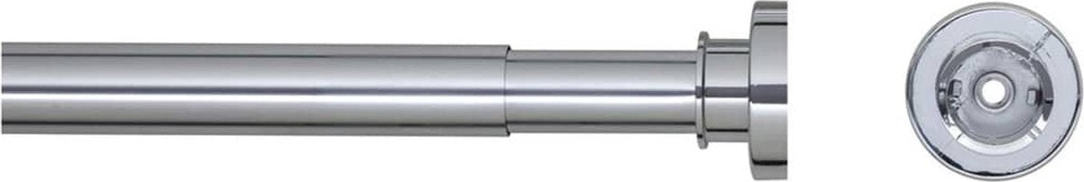 Sealskin seallux bruseforhængsstang - 80-130 cm - mat aluminium
