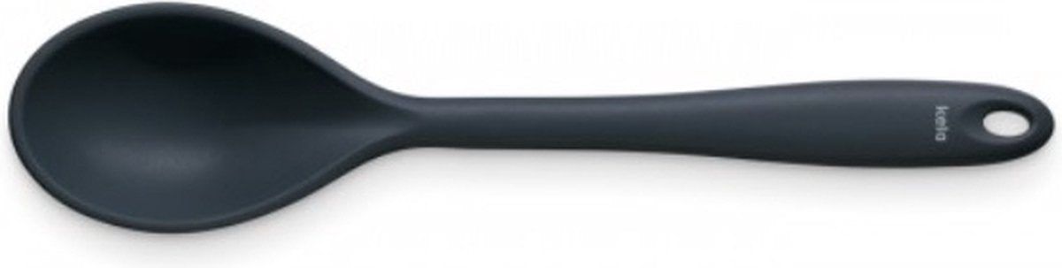 Kela serveringsske, silikone, sort - | tom