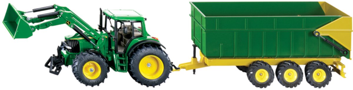 Siku 1843 John Deere med trailer 1:87