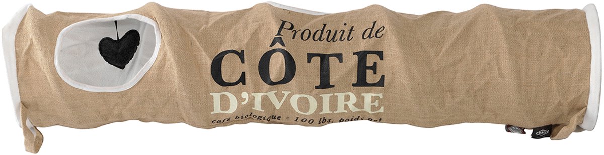 D d home home collection cote d'ivoire jute kat tunnel - 120 x 25 x 25 cm