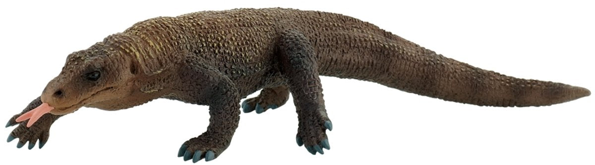 Bullyland 63695 – Komodo-dragelegefigur – ca. 18 cm længde – naturtro og detaljeret design – ideel som pædagogisk legefigur, dekoration eller lille gave til børn fra 3 år.