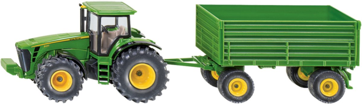 Siku 1953, John Deere traktor med bøjle, skala 1:50, metal plast