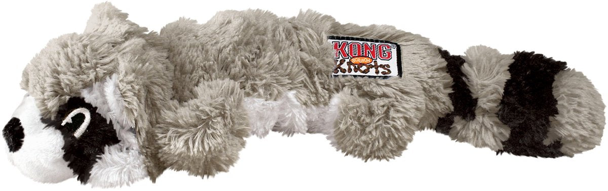 Kong scrunch club vaskebjørn m - tyggelegetøj - 458 mm x 110 mm x 84 mm - multi