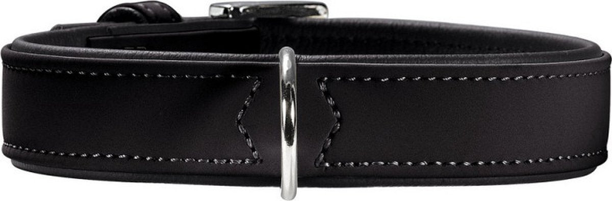 Hunter hundehalsbånd softie sort (28-38 cm)
