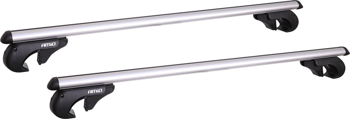 Amio aluminium tagbøjler 1200mm crr-01 - robuste bagagebærere til taget