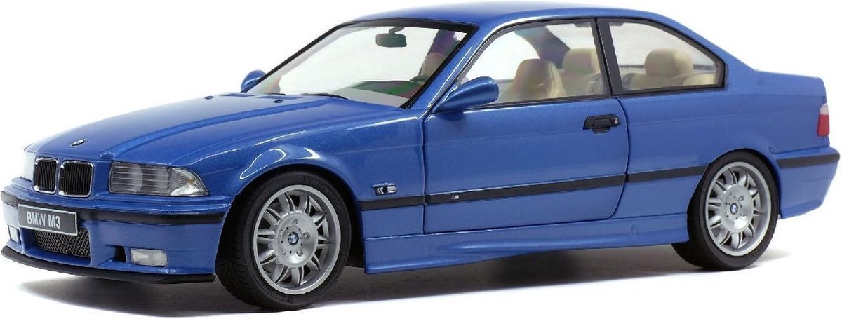 Solido BMW E36 Coupe M3 Blå 1:18 bil