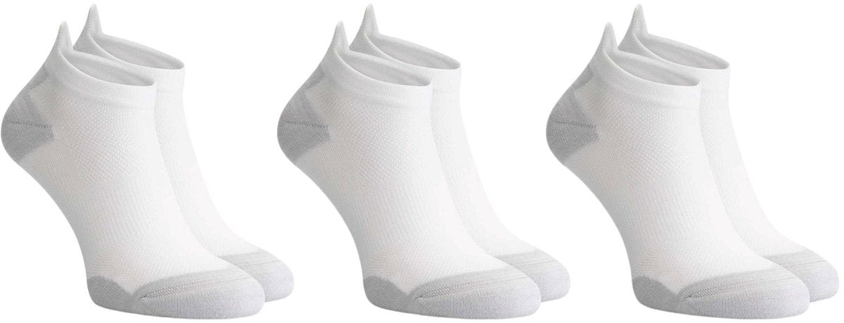 Rogelli core hardloopsokken - 3-pack - wit grijs - 40 43