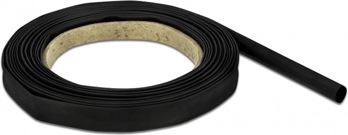 Delock varmekrympeslange 5m - 8mm til 4mm - 1 stk sort