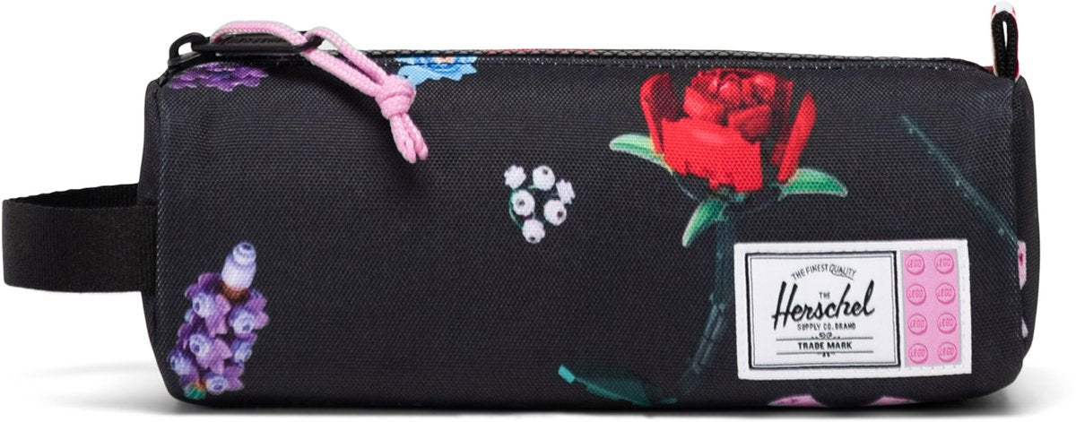Herschel lego afregning penalhus lille - faldende blomster